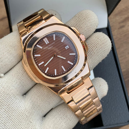 Navy Blue Dial Watch