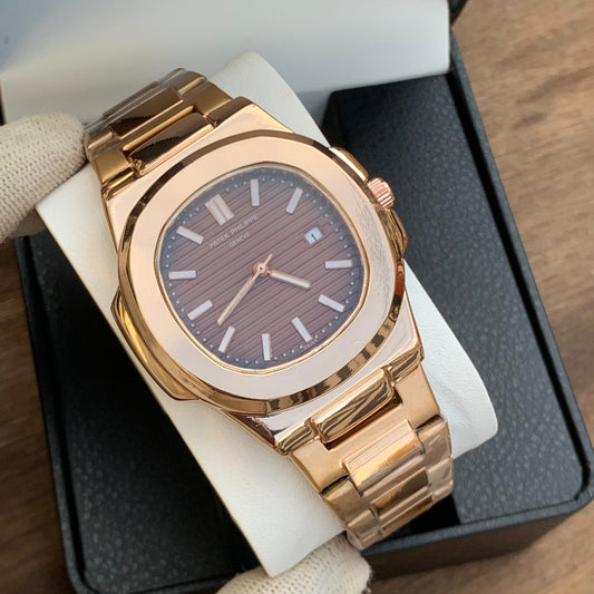 Navy Blue Dial Watch